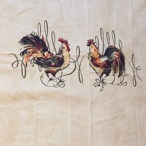 HEN & ROOSTER TABLECLOTH Noble Excellence Vintage Rectangular